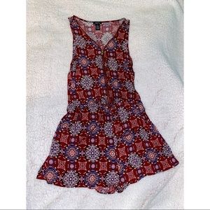 Rue 21 Zip Front Tank Romper